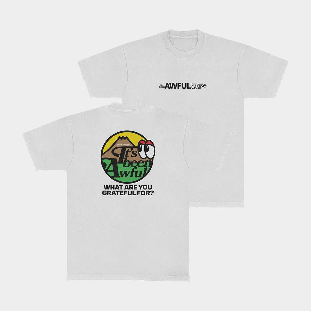 Isaiah Rashad Merch 2026 It's Been Awful Camp T-Shirt What Are You Grateful For Shirt Fan Gifts