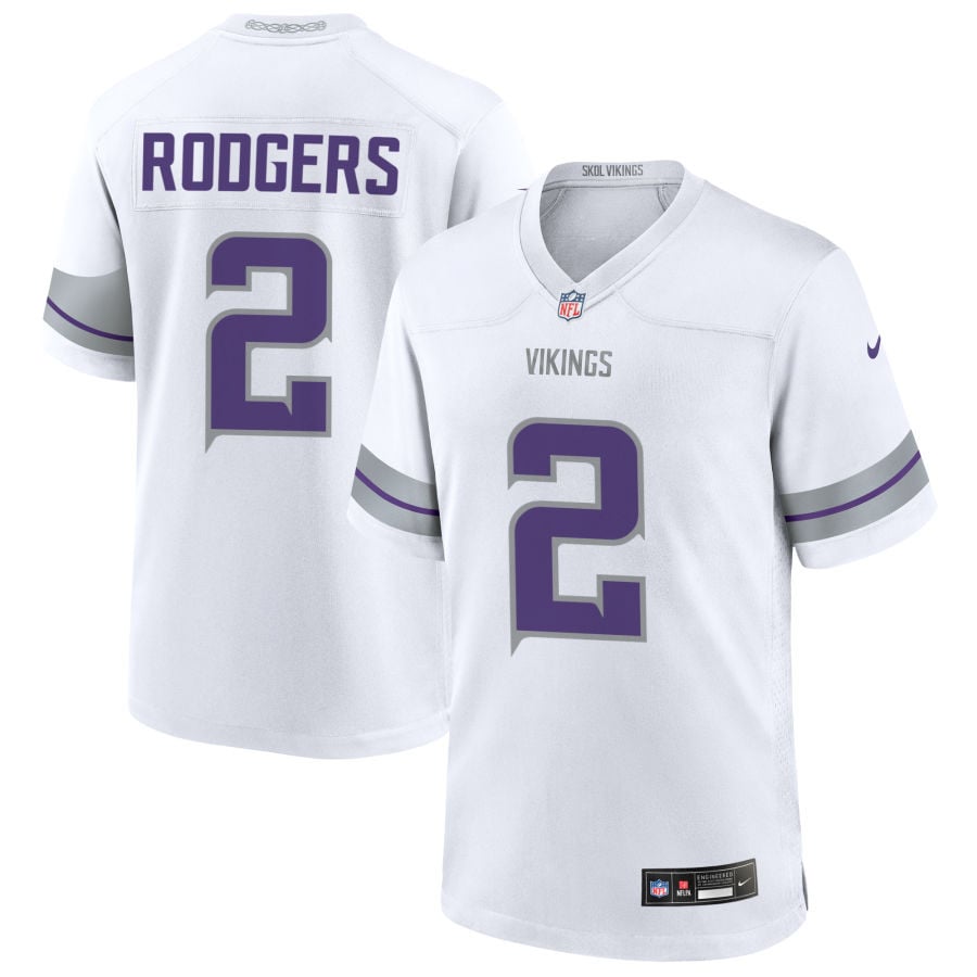 Isaiah Rodgers Minnesota Vikings 2025 Alternate Game Jersey - White
