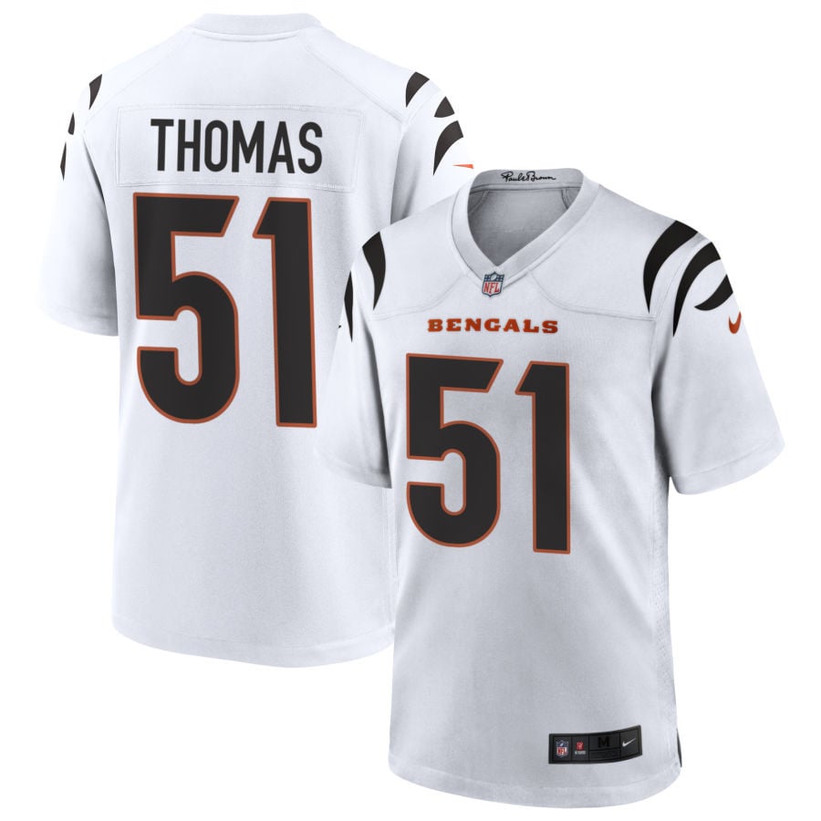 Isaiah Thomas Cincinnati Bengals 2025 Game Jersey - White