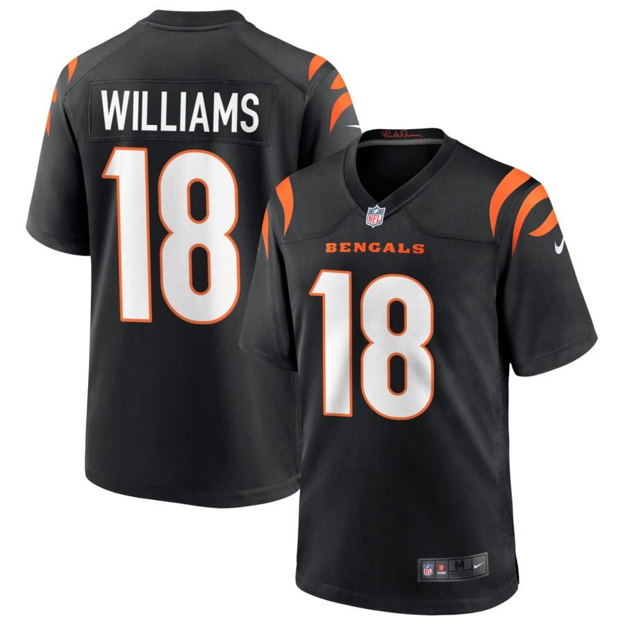 Isaiah Williams Cincinnati Bengals 2025 Game Jersey - Black