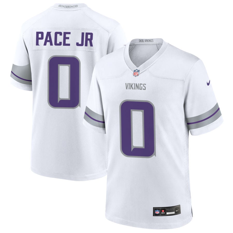 Ivan Pace Jr Minnesota Vikings 2025 Alternate Game Jersey - White