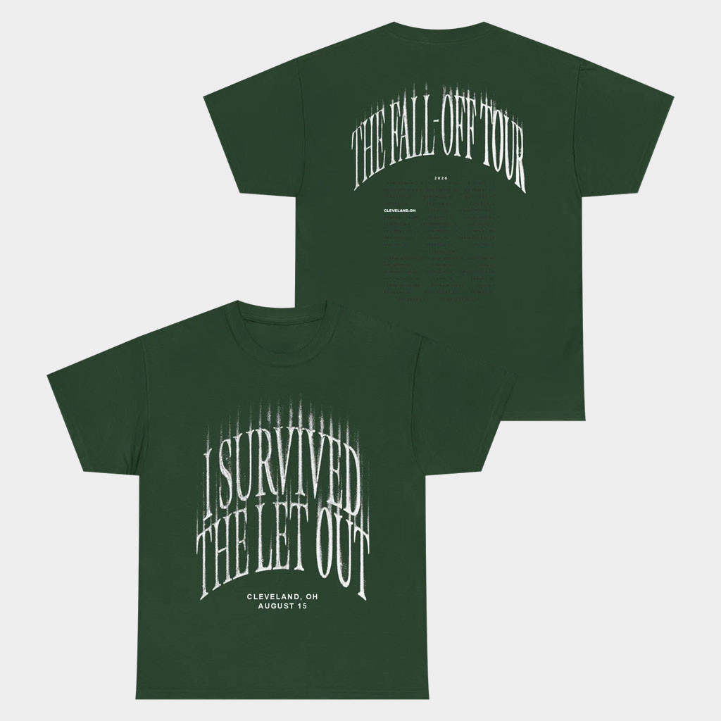 J Cole Fall Off Tour Merch 2026 The Let Out T-Shirt Cleveland Shirt J Cole Concert Merch