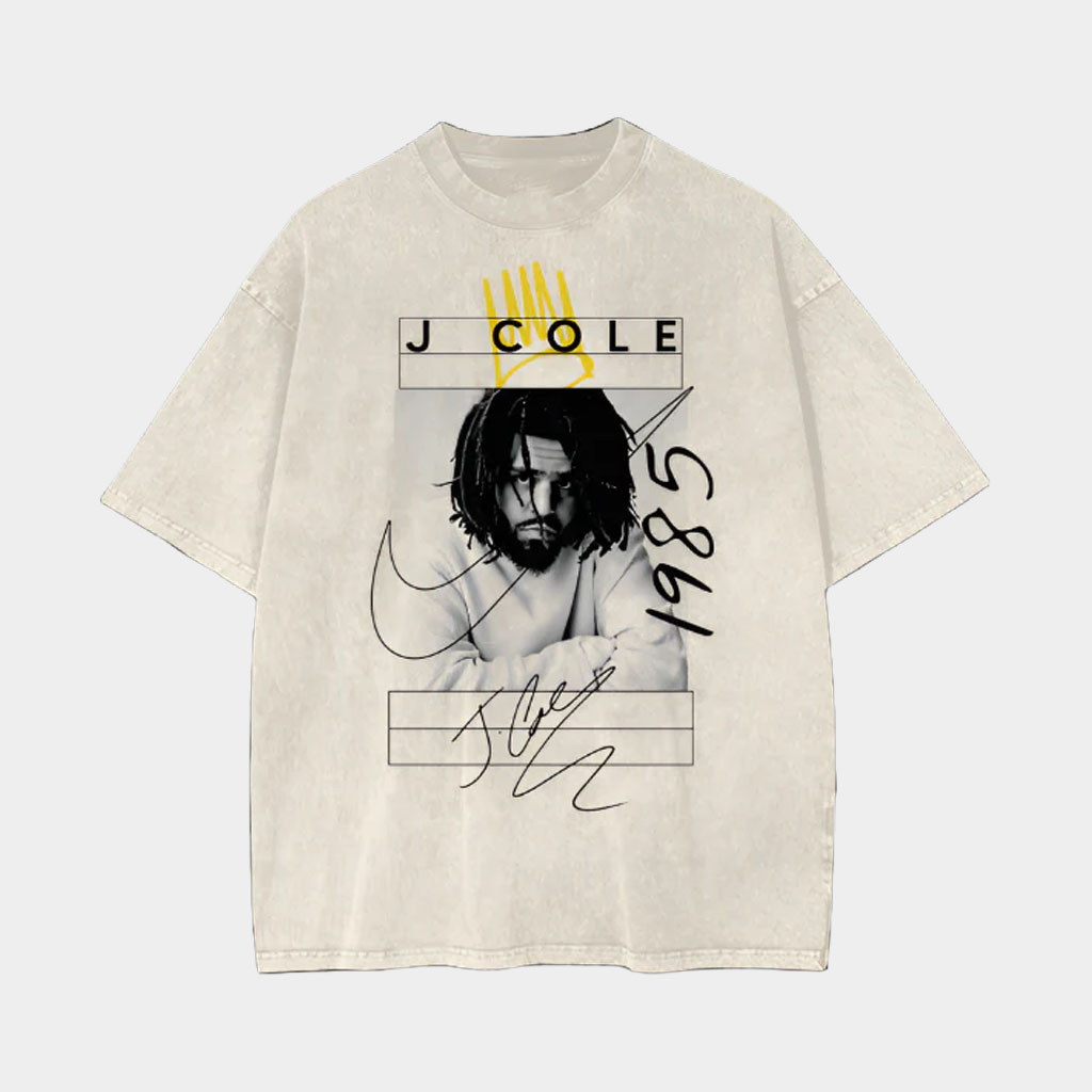 J Cole Merch 2026 J Cole 1985 T-Shirt Signed Shirt Best Gifts For Rap Fans