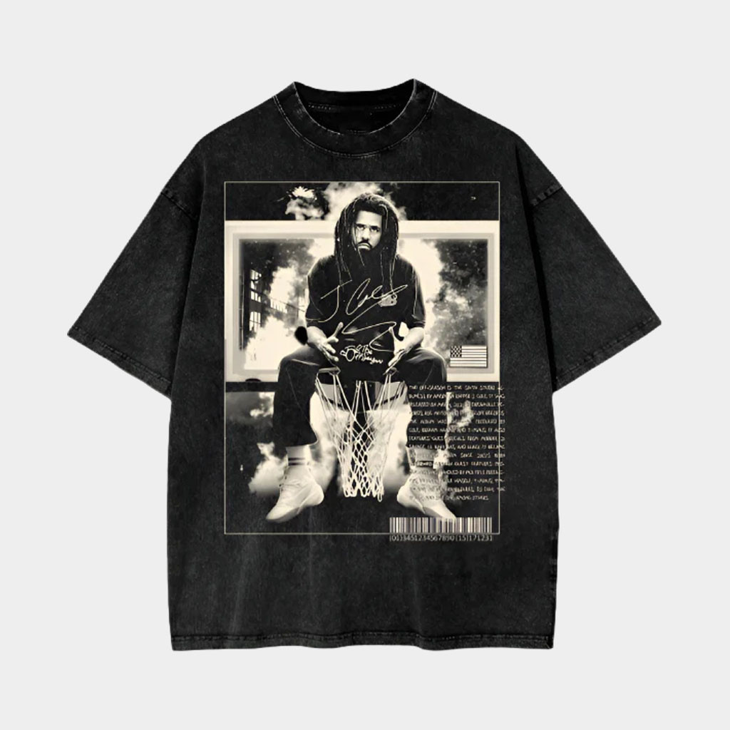 J Cole Merch 2026 J Cole Signature Vintage T-Shirt Gifts For Hip Hop Lovers