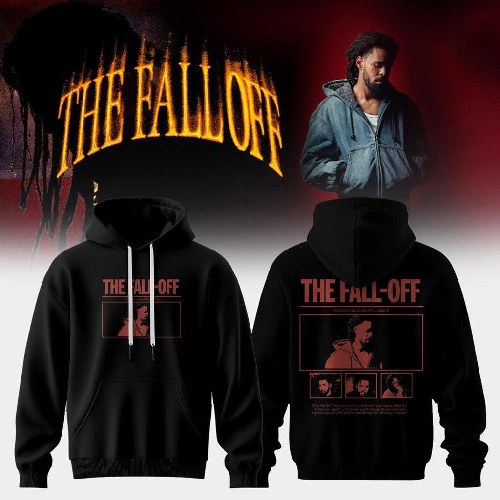 J Cole Merch The Fall Off World Tour 2026 Hoodie J Cole Concert Merch Best Gift For Rap Fans