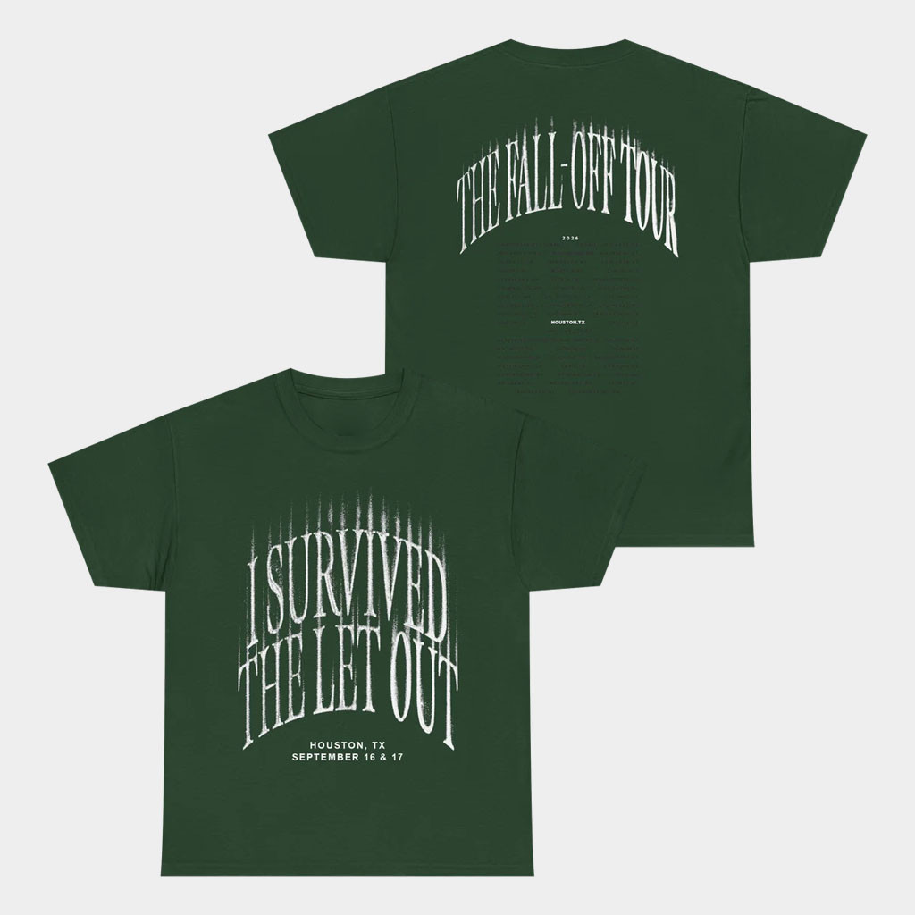 J Cole Tour Merch 2026 The Let Out Houston T-Shirt J Cole Merch The Fall Off Tour Shirt For Fan