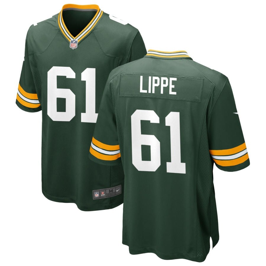 J.J. Lippe Green Bay Packers 2025 Game Jersey - Green