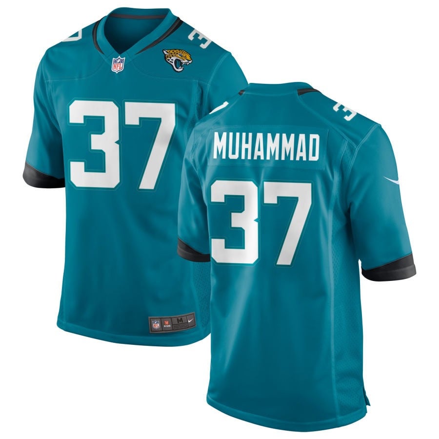 Jabbar Muhammad Jacksonville Jaguars 2025 Team Game Jersey - Teal