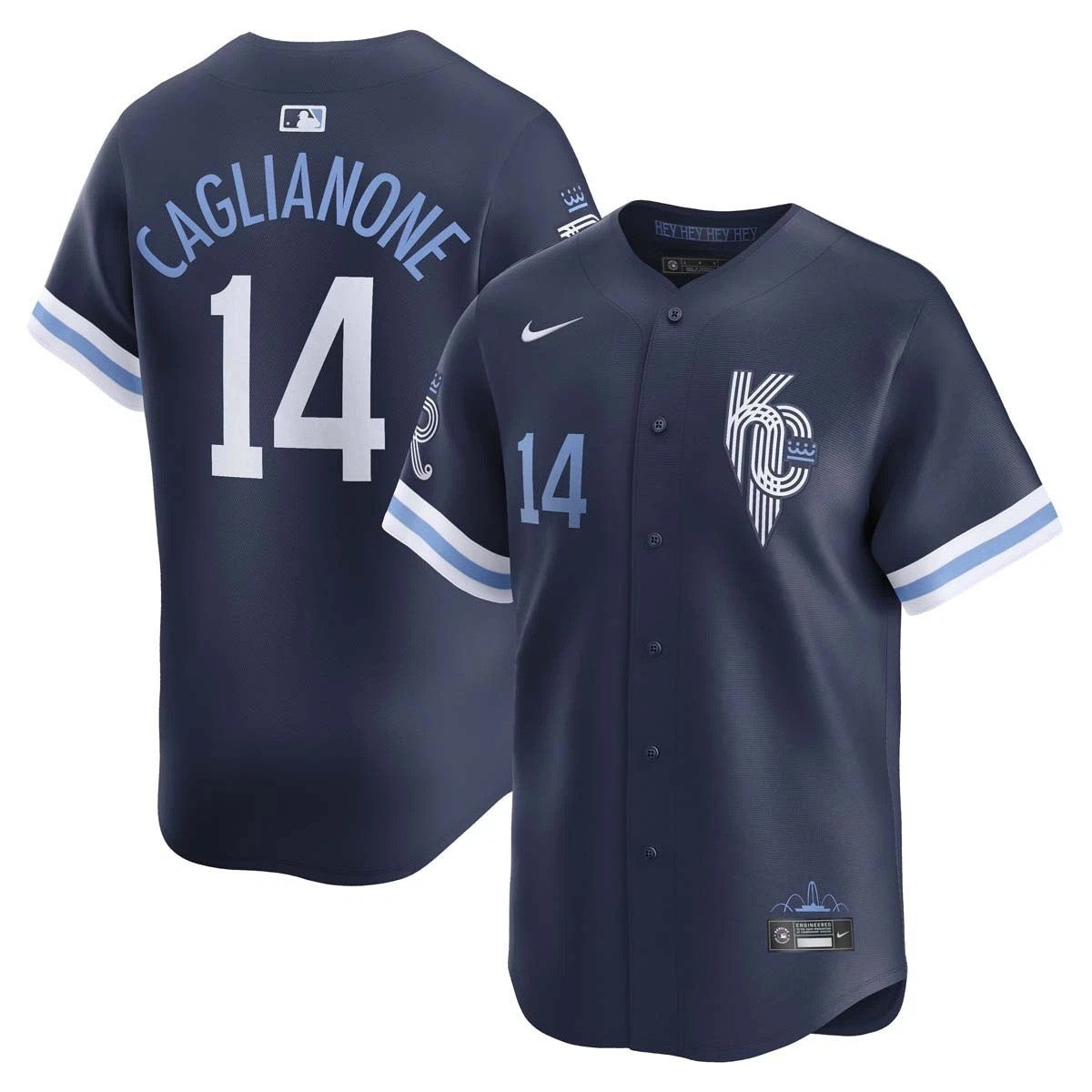 Jac Caglianone Kansas City Royals 2025 City Connect Limited Jersey - Navy