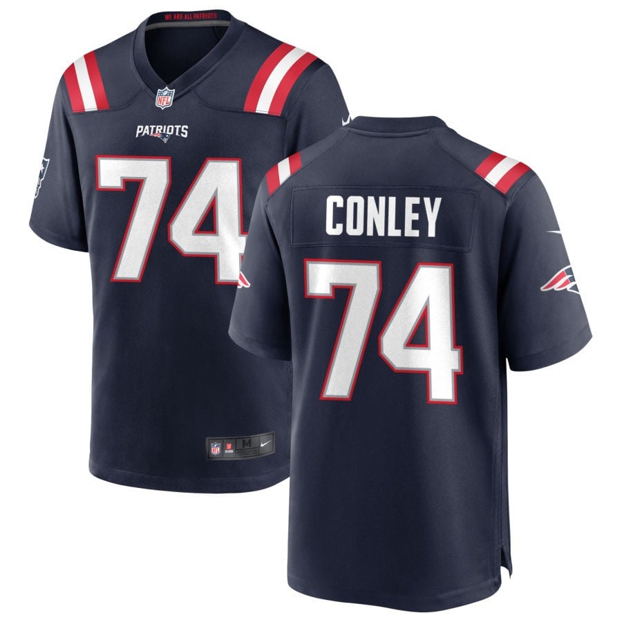 Jack Conley New England Patriots 2025 Game Jersey - Navy