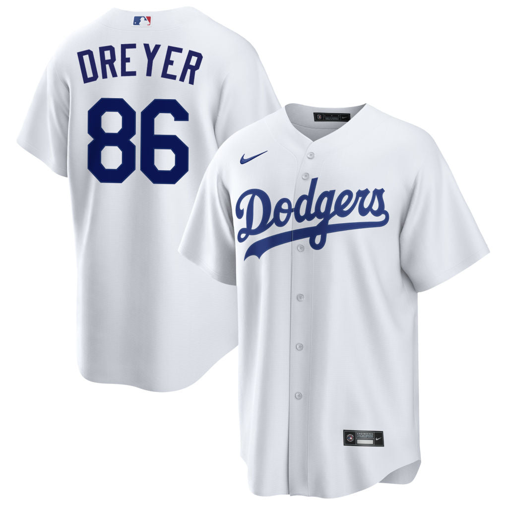 Jack Dreyer Los Angeles Dodgers 2026 Home Jersey - White