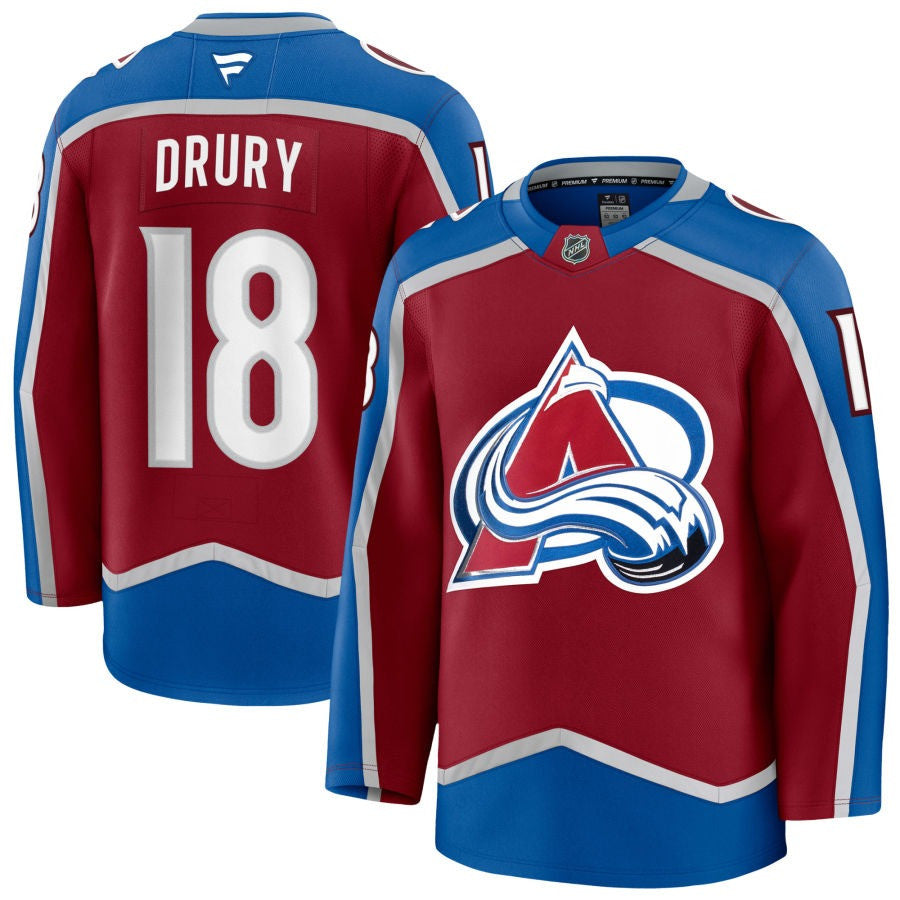 Jack Drury Colorado Avalanche 2025 Burgundy Home Premium Jersey 1 Jack Drury Colorado Avalanche 2025 Burgundy Home Premium Jersey