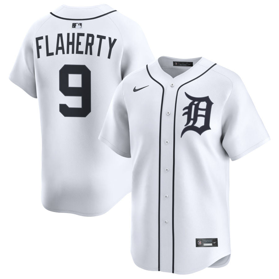 Jack Flaherty Detroit Tigers 2025 Home Limited Jersey - White