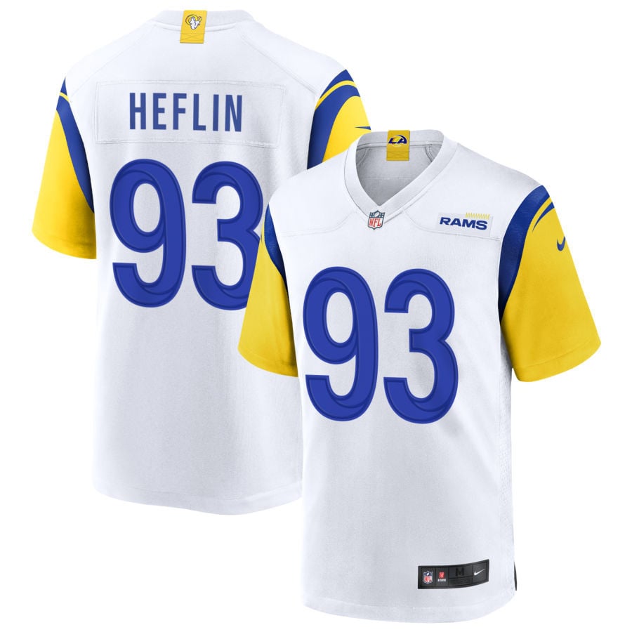 Jack Heflin Los Angeles Rams 2025 Alternate Jersey - White