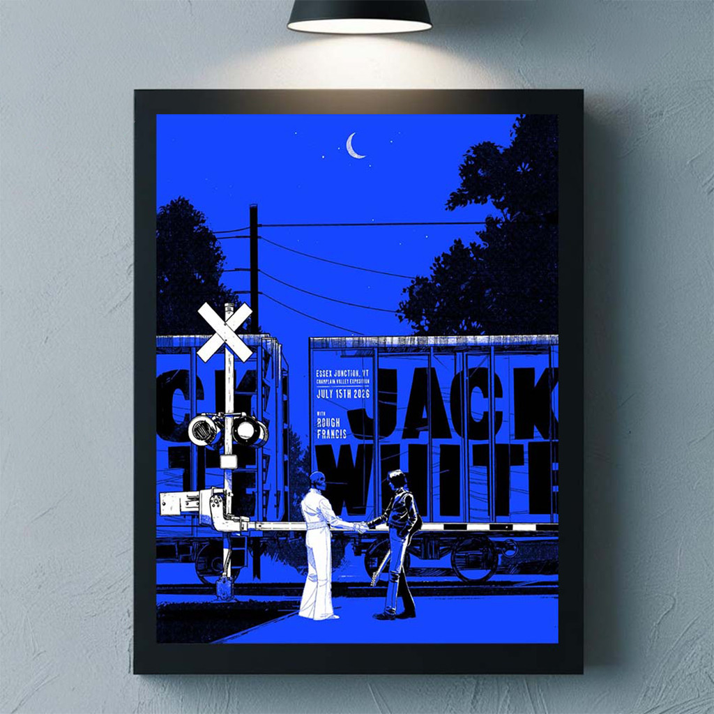 Jack White Essex Junction Vermont 2026 Event Poster Jack White Merch Home Decor Ideas