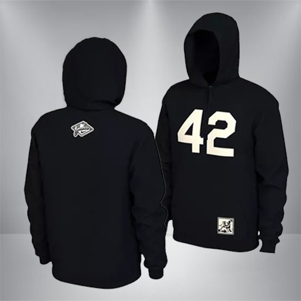 Jackie Robinson Club Hoodie #42 Gifts For Baseball Fans