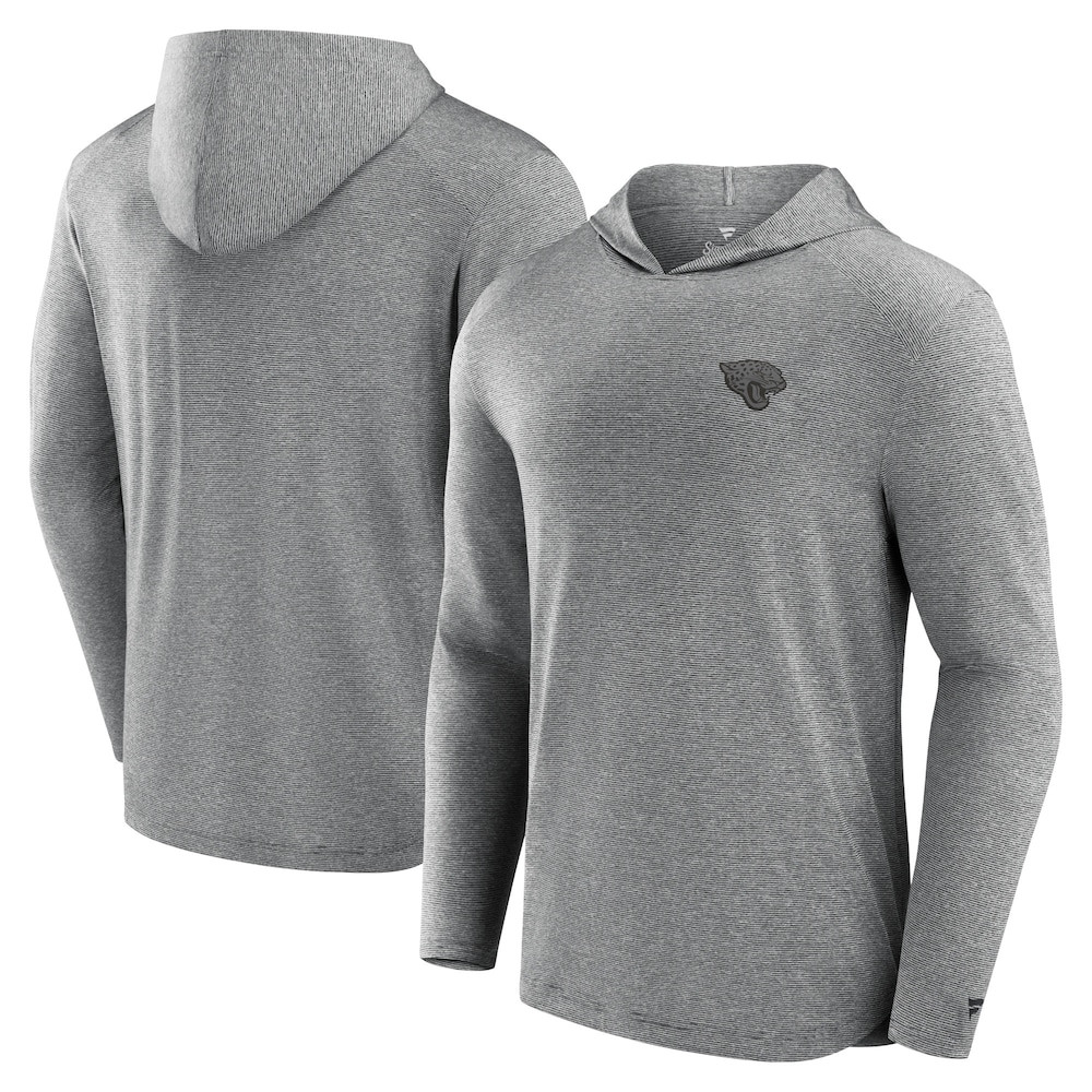 Jacksonville Jaguars Merch - Men's Fanatics Front Office Tech Lightweight Hoodie T-Shirt, Black - Christmas Gifts For Football Fans