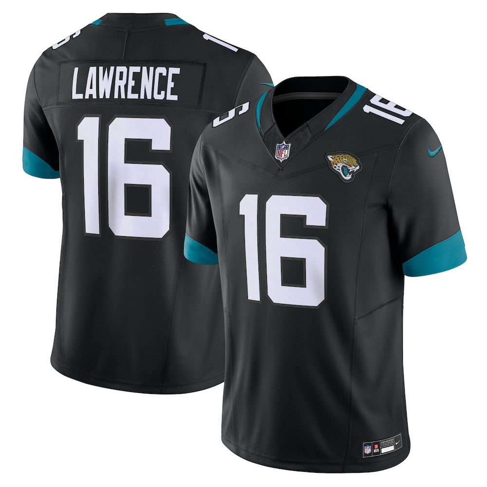 Jacksonville Jaguars Merch - Men's Trevor Lawrence Vapor F.U.S.E. Limited Jersey, Black - Best Gift For A Football Lover