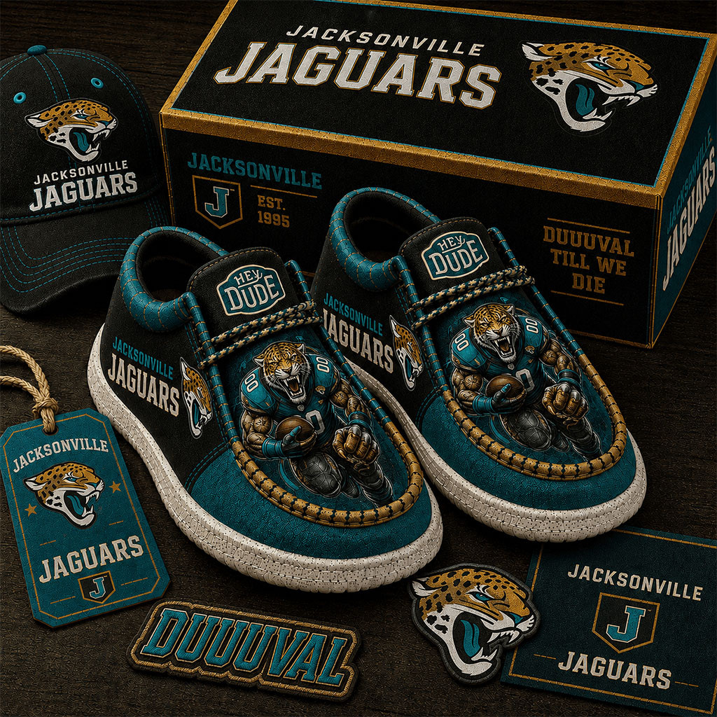 Jacksonville Jaguars Shoes Duuuval Loafers Jacksonville Jaguars Merch Gift For Football Lover