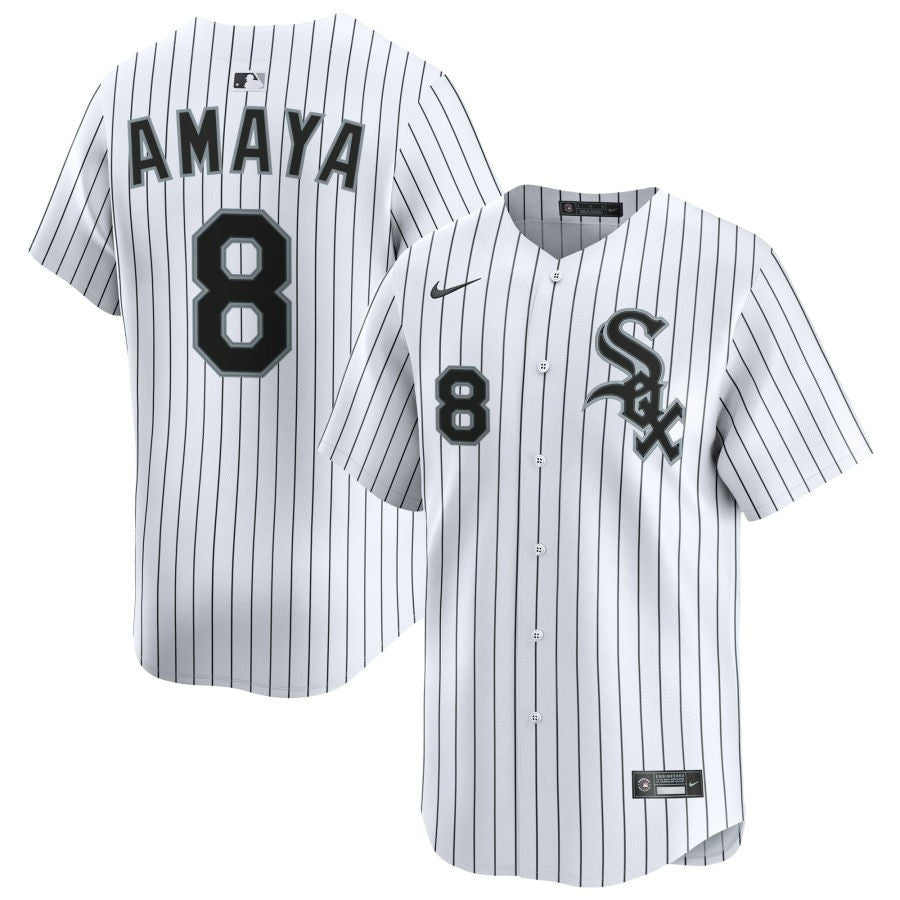 Jacob Amaya Chicago White Sox 2025 Home Limited Jersey - White
