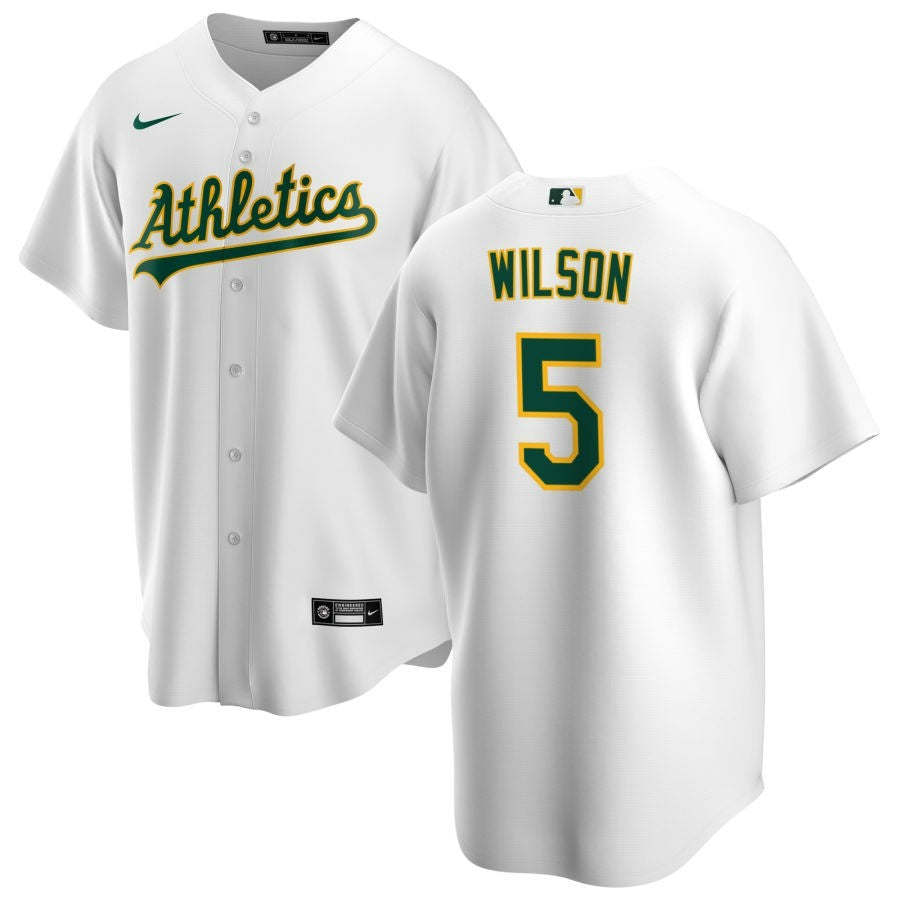 Jacob Wilson Oakland Athletics 2025 Home Replica Jersey - White