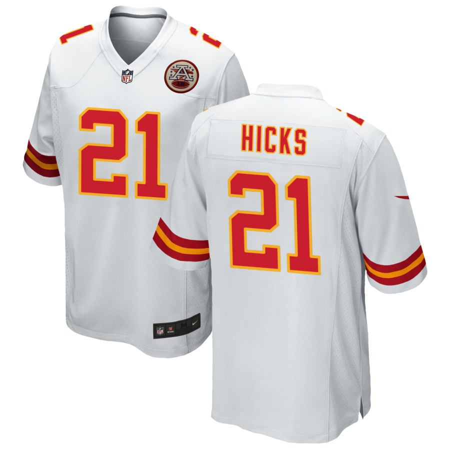 Jaden Hicks Kansas City Chiefs 2025 Game Jersey - White