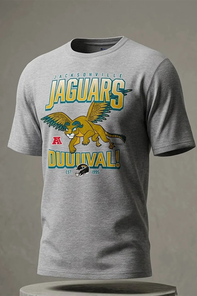 Jaguars Disney Collab Merch Jacksonville Jaguars Pepita T-Shirt Duuuval Shirt Gift For Brothers
