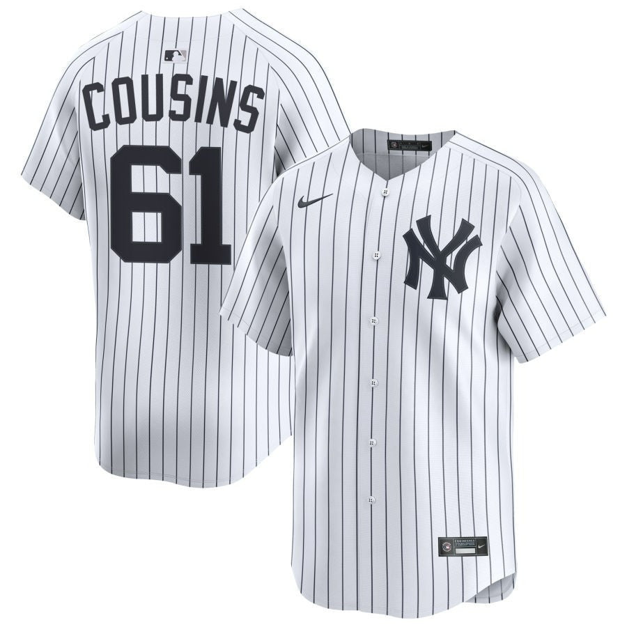 Jake Cousins New York Yankees 2025 Home Limited Player Jersey - White