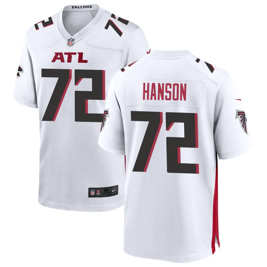 Jake Hanson Atlanta Falcons 2025 Game Jersey - White