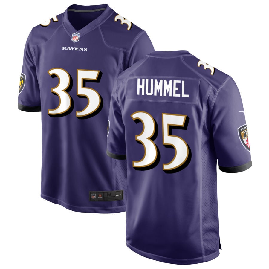 Jake Hummel Baltimore Ravens 2025 Game Jersey - Purple