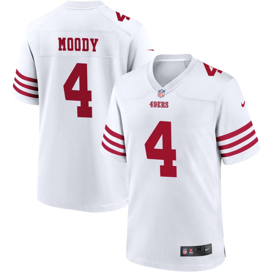 Jake Moody San Francisco 49ers 2025 Game Player Jersey - White