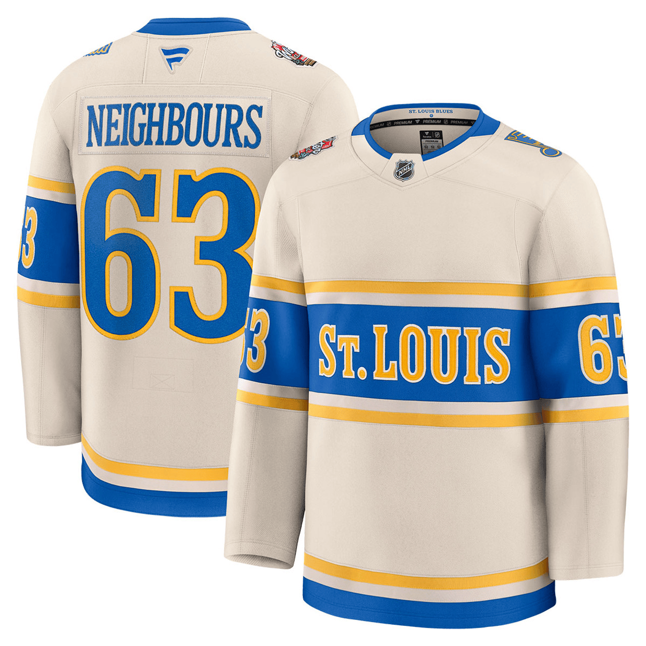 Jake Neighbours St. Louis Blues 2025 Winter Classic Premium Jersey