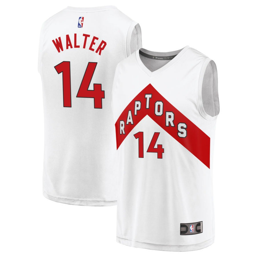 Ja'Kobe Walter Toronto Raptors 2025 Association Edition Fast Break Jersey - White 1 Ja'Kobe Walter Toronto Raptors 2025 Association Edition Fast Break Jersey - White