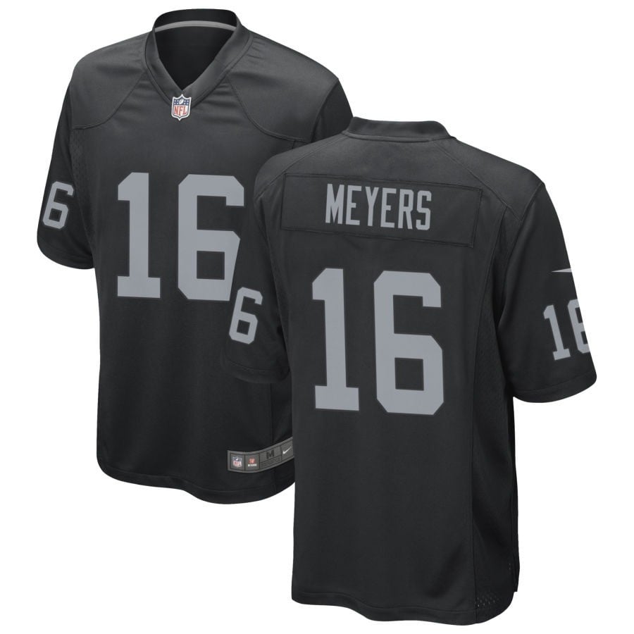 Jakobi Meyers Las Vegas Raiders 2025 Game Jersey - Black