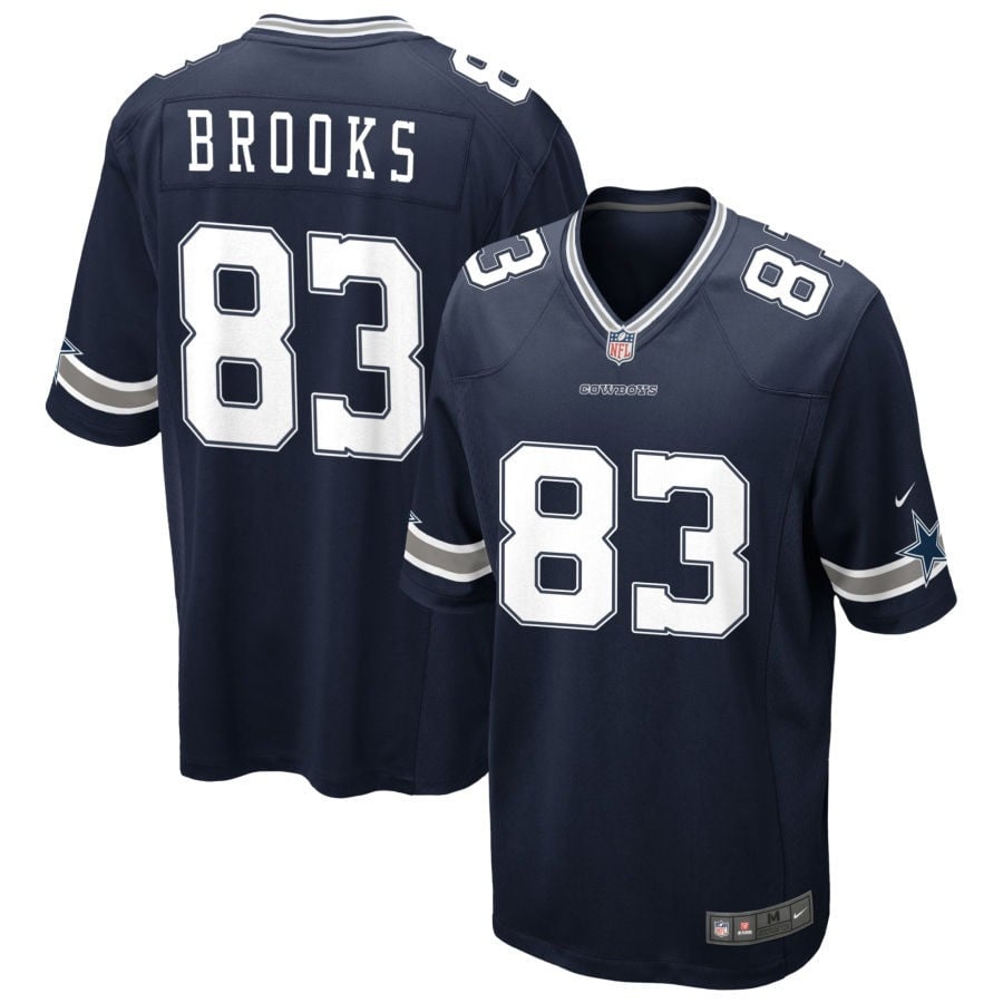 Jalen Brooks Dallas Cowboys 2025 Game Jersey - Navy