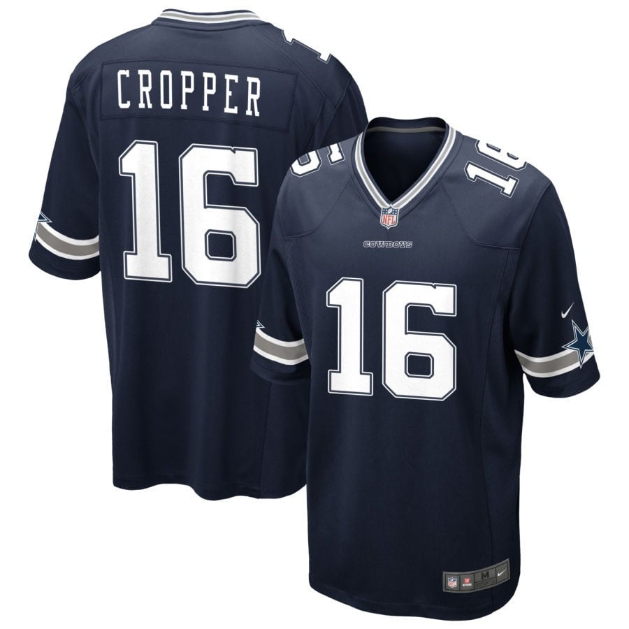 Jalen Cropper Dallas Cowboys 2025 Game Jersey - Navy