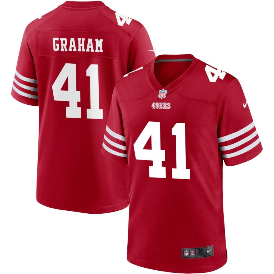 Jalen Graham San Francisco 49ers 2025 Jersey - Scarlet