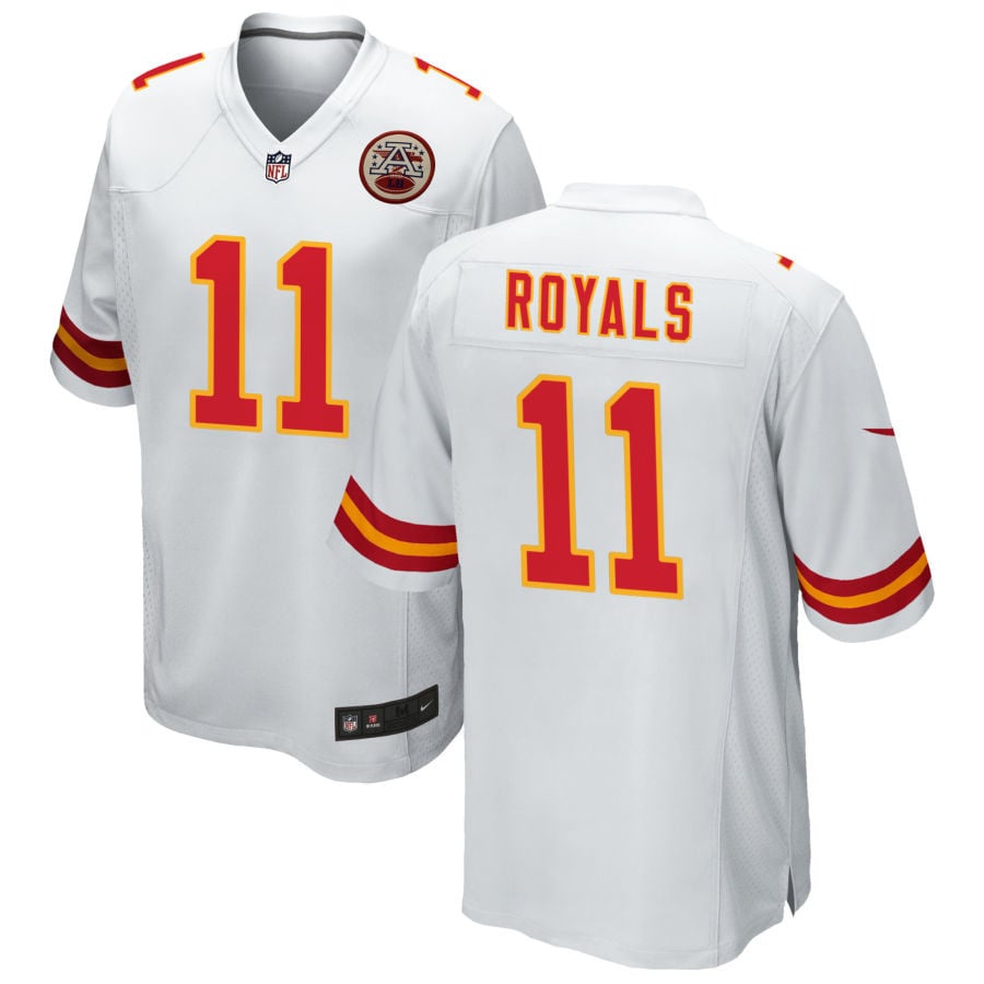 Jalen Royals Kansas City Chiefs 2025 Game Jersey - White