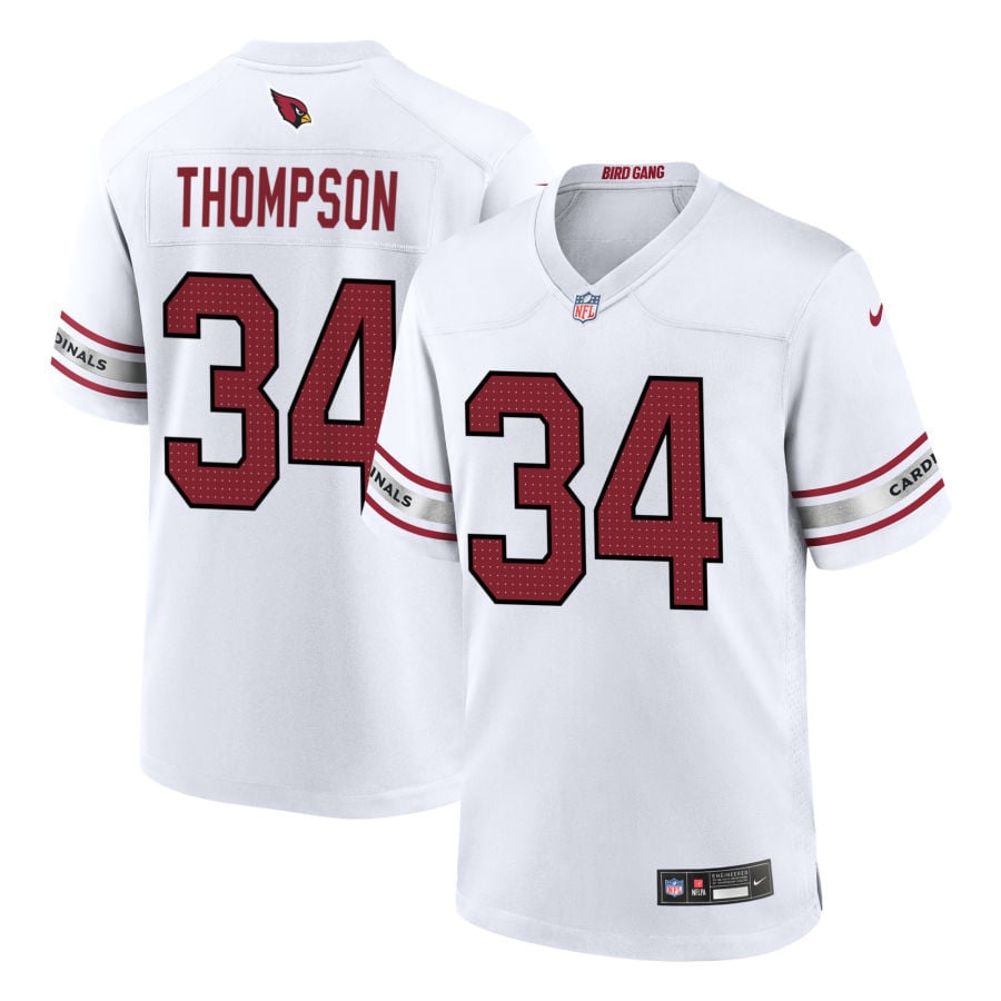 Jalen Thompson Arizona Cardinals 2025 Game Jersey - White