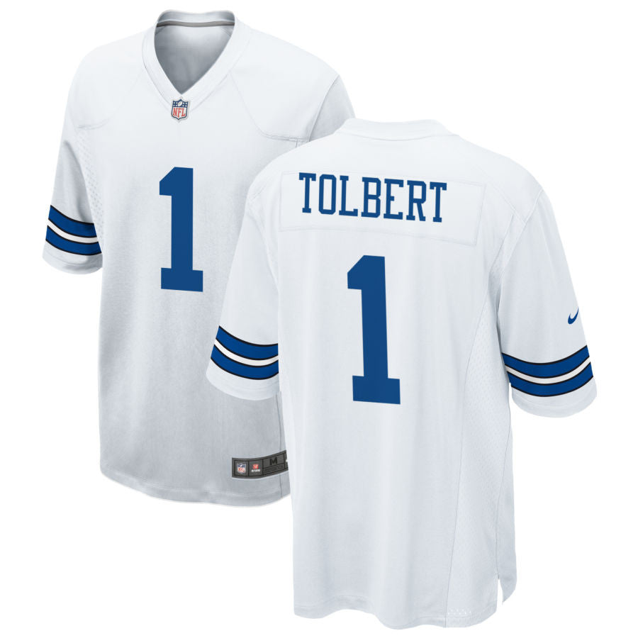 Jalen Tolbert Dallas Cowboys 2025 Game Jersey - White