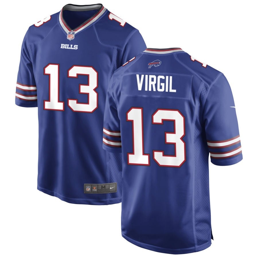 Jalen Virgil Buffalo Bills 2025 Game Jersey - Royal