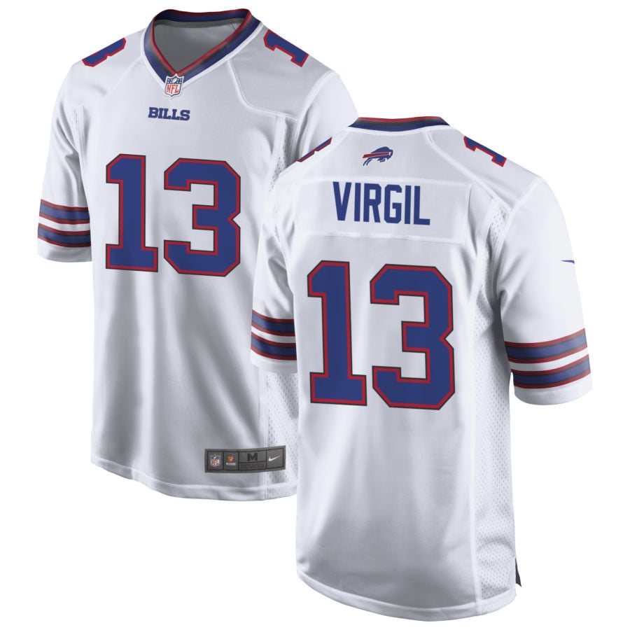 Jalen Virgil Buffalo Bills 2025 Game Jersey - White