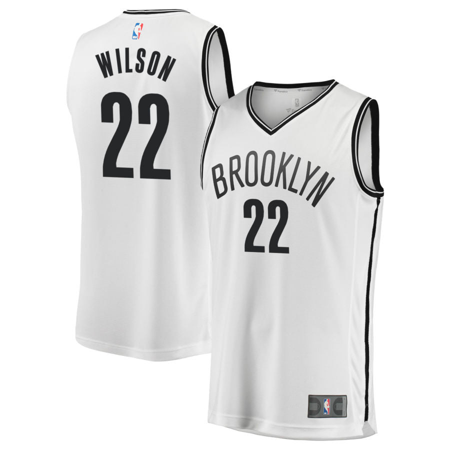 Jalen Wilson Brooklyn Nets 2025 Fast Break Association Edition Jersey - White