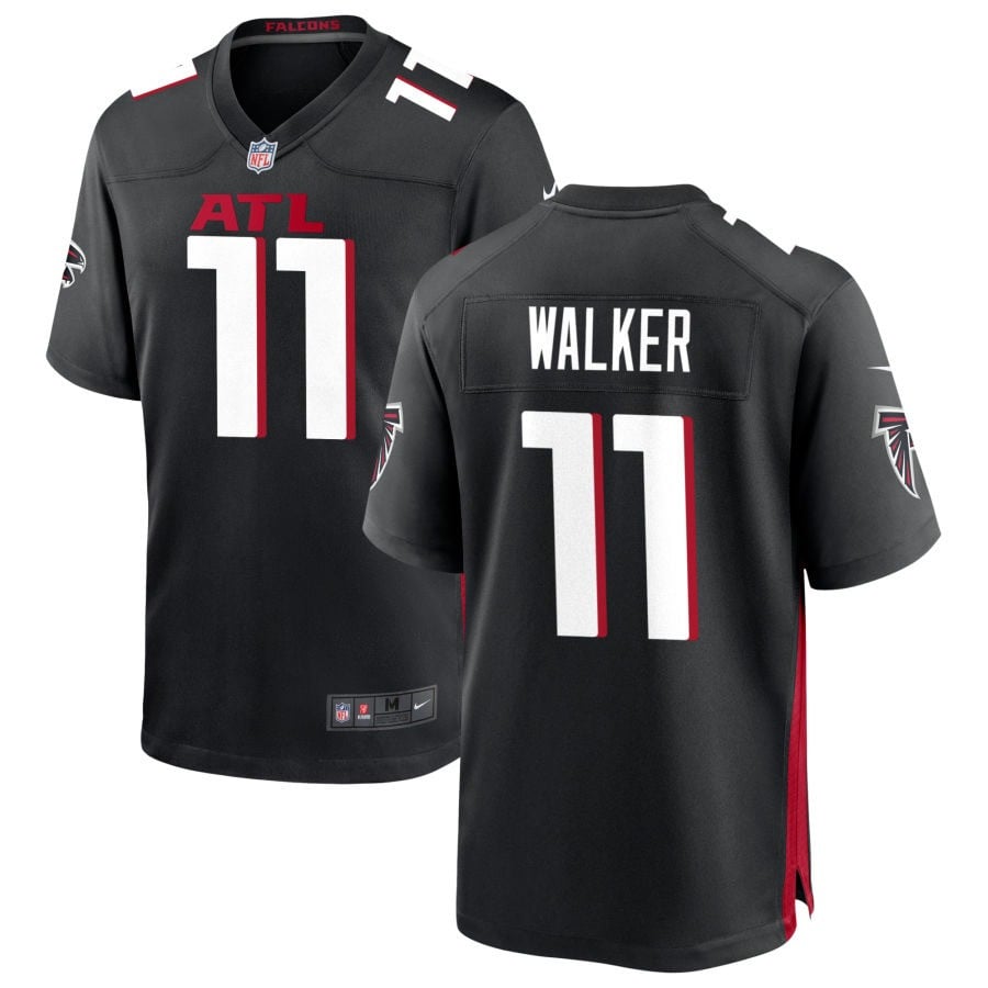 Jalon Walker Atlanta Falcons 2025 Game Jersey - Black