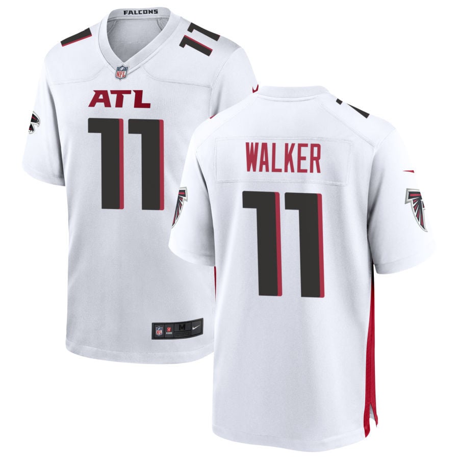 Jalon Walker Atlanta Falcons 2025 Game Jersey - White