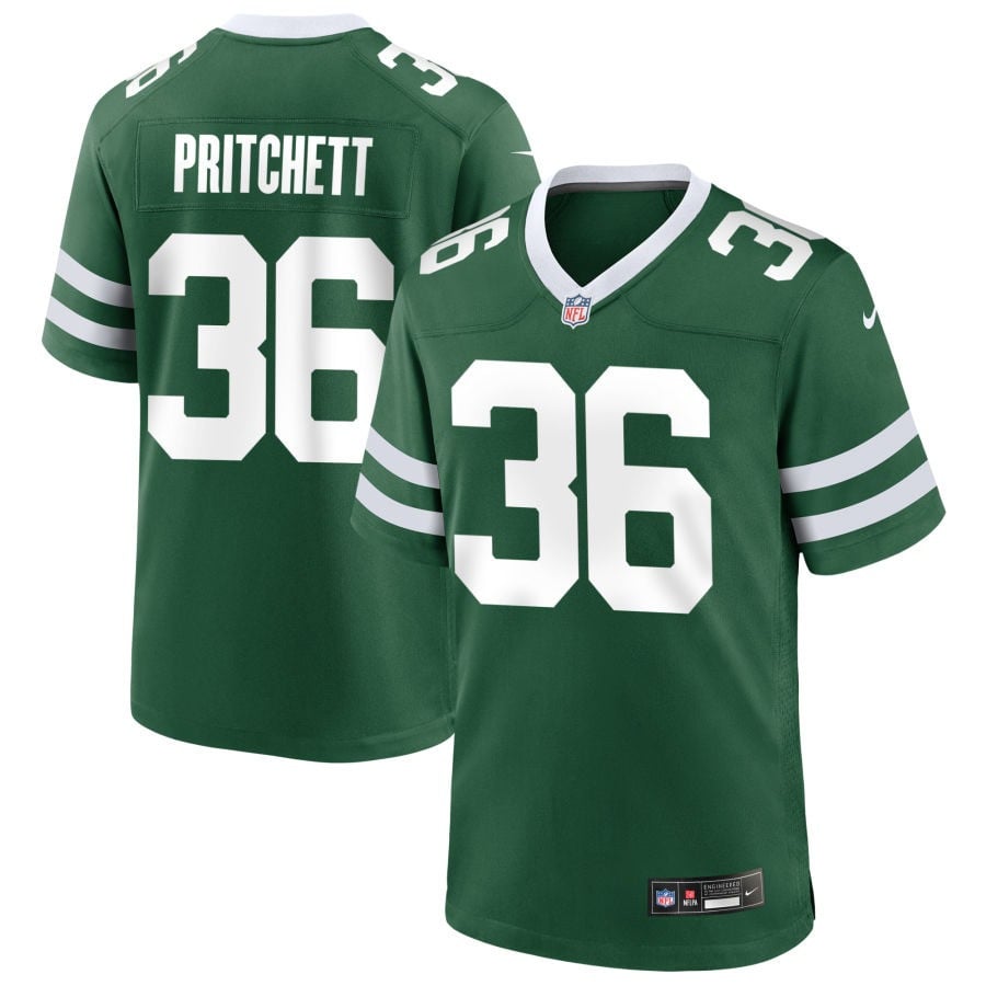 Jamaal Pritchett New York Jets 2025 Game Jersey - Legacy Green