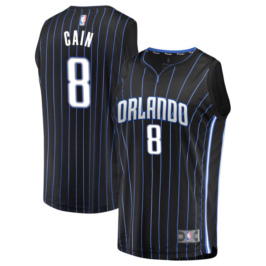Jamal Cain Orlando Magic 2025 Fast Break Icon Edition Jersey - Black