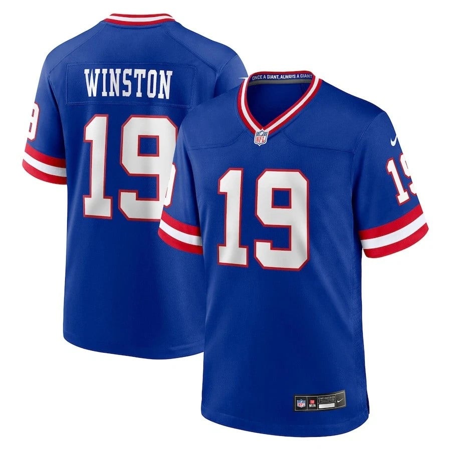 Jameis Winston New York Giants 2025 Alternate Game Jersey - Royal