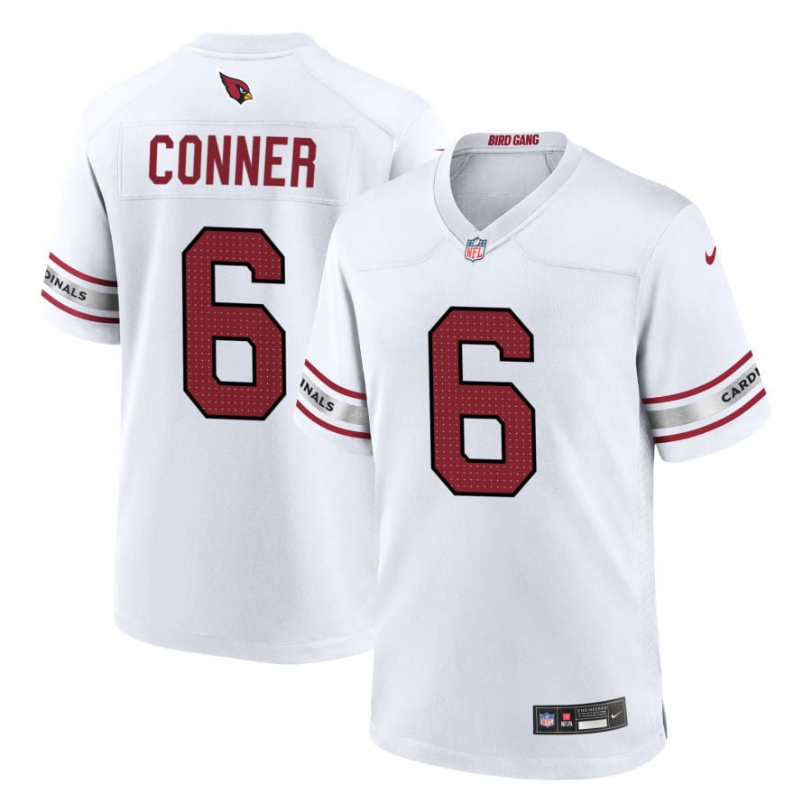 James Conner Arizona Cardinals 2025 Game Jersey - White