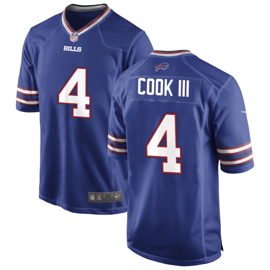 James Cook III Buffalo Bills 2025 Game Jersey - Royal